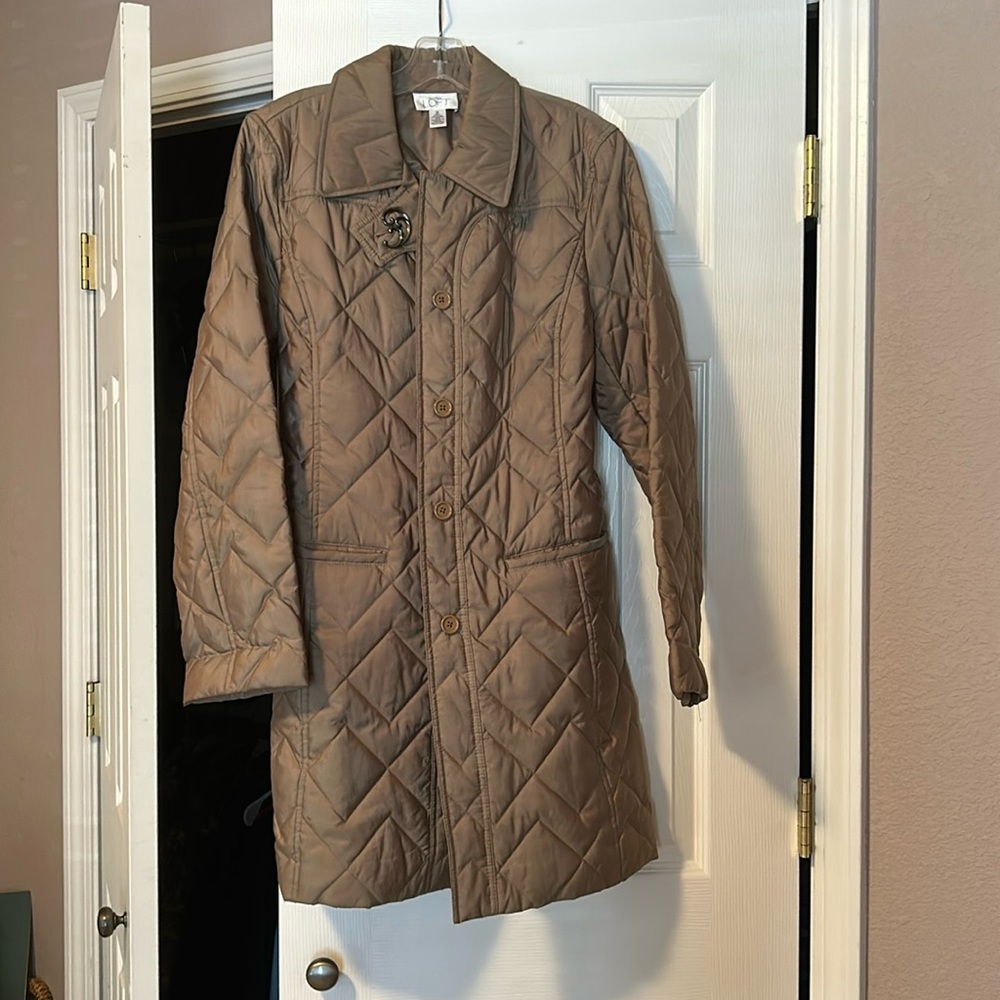 Quilted Trench Coat by Anna Taylor